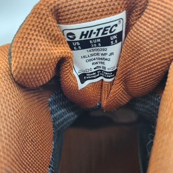 Hi-Tec Shoes Men 6.5 Hillside Low Waterproof Boots Brown main image 7
